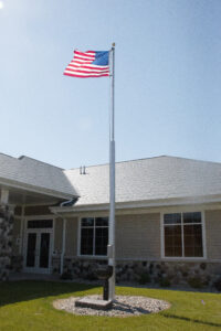 U.S.A. Flag at Pittsfield Community Center
