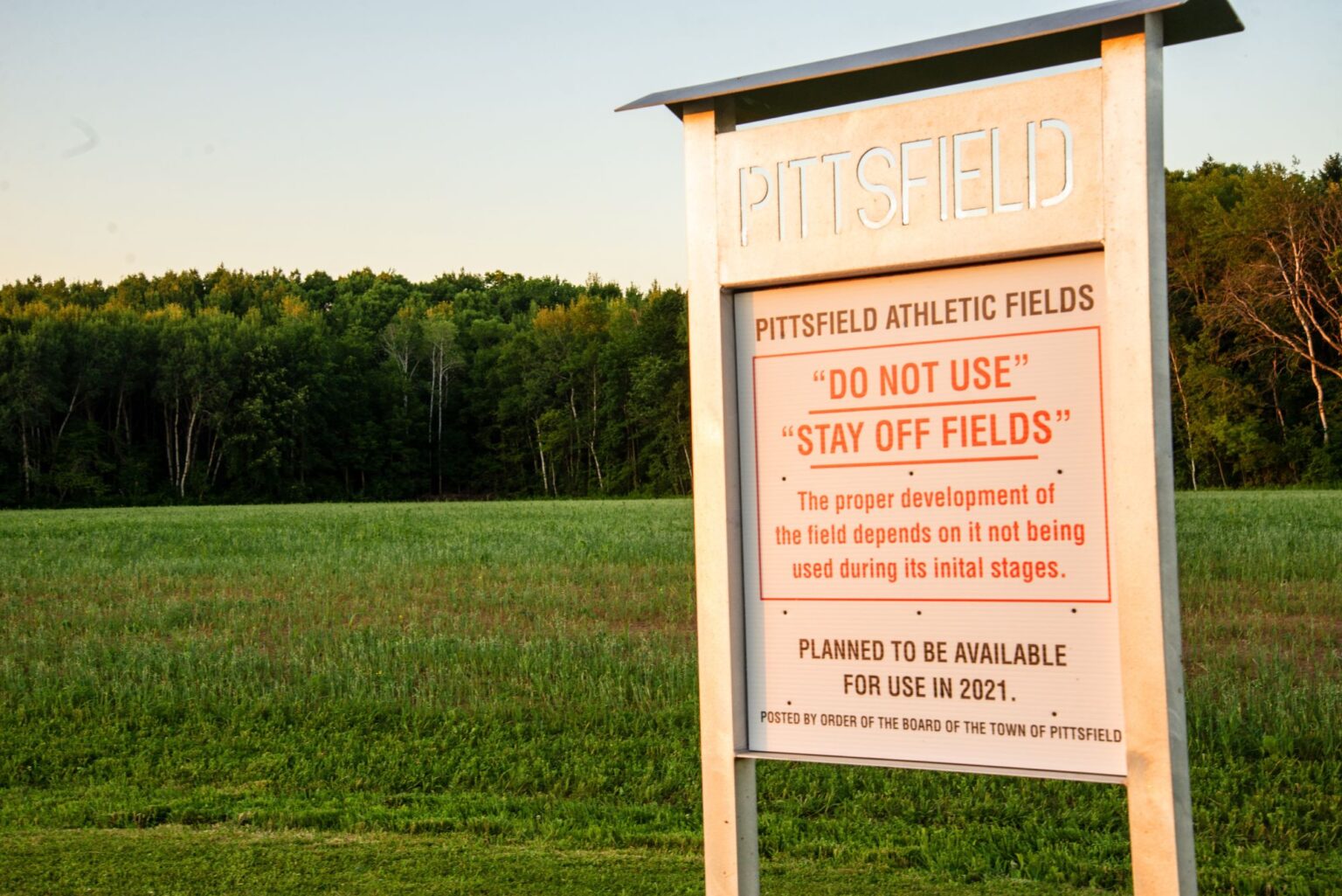 Building/Zoning Town Of Pittsfield